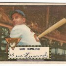 1952 (original) Topps baseball card #16 Gene Hermanski  VG- black back