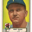 1952 (original) Topps baseball card #12 Monty Basgall G/VG black back