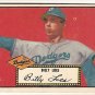 1952 (original) Topps baseball card #20 Billy Loes VG black back