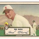 1952 (original) Topps baseball card #8 (B) Fred Marsh VG black back