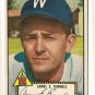 1952 (original) Topps baseball card #2 James Runnels VG black back