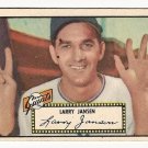 1952 (original) Topps baseball card #5 Larry Jansen VG+ black back
