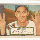 1952 (original) Topps baseball card #5 (B) Larry Jansen good red back