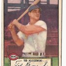 1952 (original) Topps baseball card #29 Ted Kluszewski G+ black back