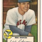 1952 (original) Topps baseball card #32 Eddie Robinson G/VG black back