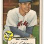 1952 (original) Topps baseball card #32 Eddie Robinson G/VG black back