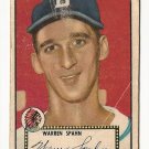 1952 (original) Topps baseball card #33 Warren Spahn good black back