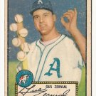 1952 (original) Topps baseball card #31 Gus Zernial good red back