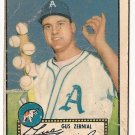 1952 (original) Topps baseball card #31 (B) Gus Zernial good red back