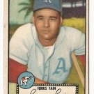 1952 (original) Topps baseball card #21 (B) Ferris Fain VG black back