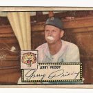 1952 (original) Topps baseball card #28 Jerry Priddy P/F black back