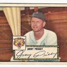 1952 (original) Topps baseball card #28 (B) Jerry Priddy good black back
