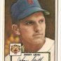 1952 (original) Topps baseball card #25 (B) Johnny Groth VG/EC black back