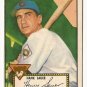 1952 (original) Topps baseball card #35 Hank Sauer EX red back