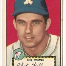 1952 (original) Topps baseball card #41 Bob Wellman VG/EX black back