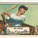 1952 (original) Topps baseball card #52 Don Mueller EX black back