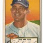 1952 (original) Topps baseball card #53 Chris Van Cuyk G- black back
