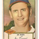 1952 (original) Topps baseball card #51 Jim Russell VG red back
