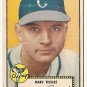1952 (original) Topps baseball card #50 (B) Marv Rickert Good black back