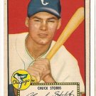 1952 (original) Topps baseball card #62 Chuck Stobbs VG/EX red back