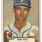 1952 (original) Topps baseball card #63 (C) Howie Pollet VG black back