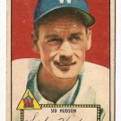 1952 (original) Topps baseball card #60 Sid Hudson VG red back