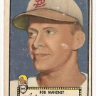1952 (original) Topps baseball card #58 Bob Mahoney fair black back