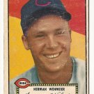 1952 (original) Topps baseball card #80 Herman Wehmeier G/VG black back