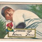 1952 (original) Topps baseball card #81 (C) Vern Law good red back