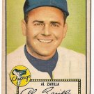 1952 (original) Topps baseball card #70 Al Zarilla VG- red back