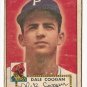 1952 (original) Topps baseball card #87 (B) Dale Coogan fair