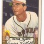 1952 (original) Topps baseball card #82 Duane Pillette G/VG