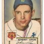 1952 (original) Topps baseball card #89 Johnny Lipton good