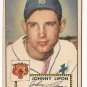 1952 (original) Topps baseball card #89 (B) Johnny Lipton G/VG