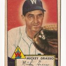 1952 (original) Topps baseball card #90 Mickey Grasso F/G
