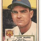 1952 (original) Topps baseball card #103 (B) Cliff Mapes F/G
