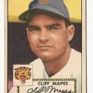 1952 (original) Topps baseball card #103 (C) Cliff Mapes good