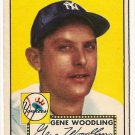 1952 (original) Topps baseball card #99 Gene Woodling EX
