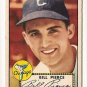 1952 (original) Topps baseball card #98 Bill Pierce EX
