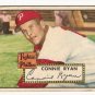 1952 (original) Topps baseball card #107 Connie Ryan F/G