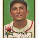 1952 (original) Topps baseball card #109 Ted Wilks G/VG