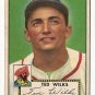 1952 (original) Topps baseball card #109 Ted Wilks G/VG