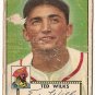 1952 (original) Topps baseball card #109 (B) Ted Wilks P/F