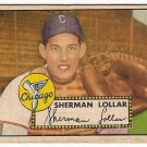 1952 (original) Topps baseball card #117 Sherm Lollar fair