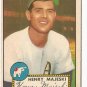 1952 (original) Topps baseball card #112 Henry Majeski EX