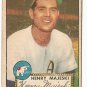 1952 (original) Topps baseball card #112 (B) Henry Majeski good