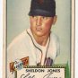 1952 (original) Topps baseball card #130 (B) Sheldon Jones VG
