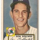 1952 (original) Topps baseball card #128 Don Bollweg VG