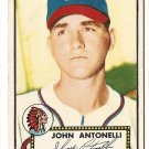 1952 (original) Topps baseball card #140 John Antonelli VG
