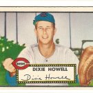 1952 (original) Topps baseball card #135 Dixie Howell EX-